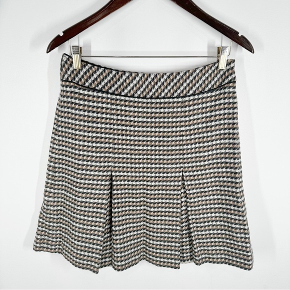 Talbots Black and Tan Patterned Skirt - Picture 1 of 6